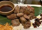 Grilled wagyu beef bites